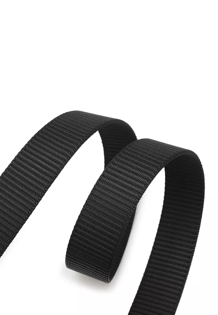 40mm Auto Canvas Belt - Black