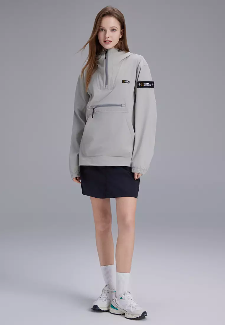 男女同款ARCHELON梭織連帽Anorak運動外套