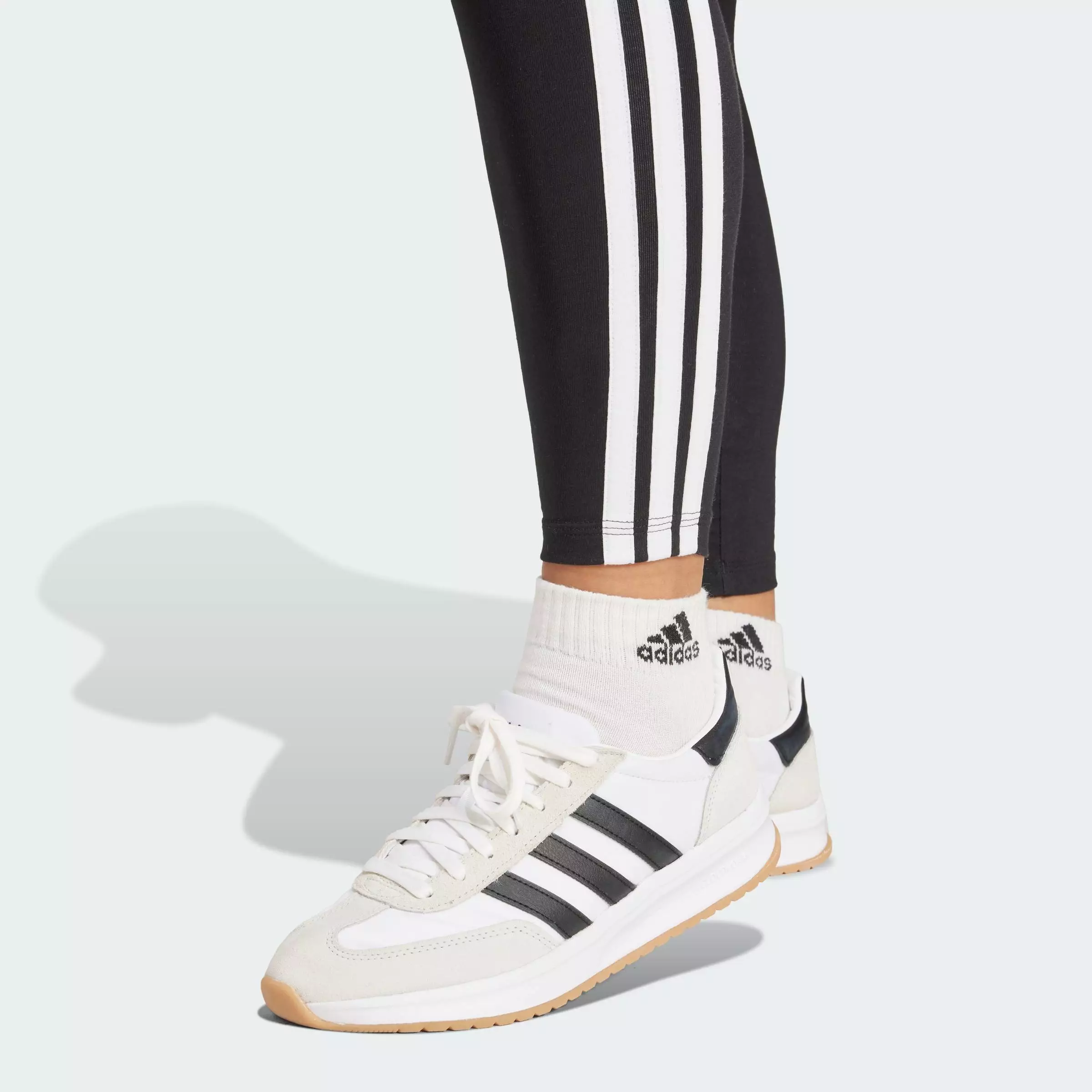 Essentials 3-Stripes Cotton Leggings
