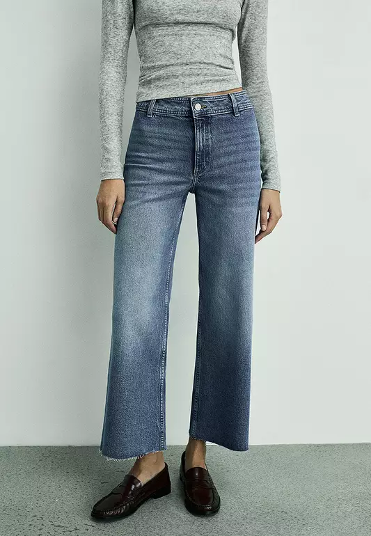Catherin Culotte High-Rise Jeans