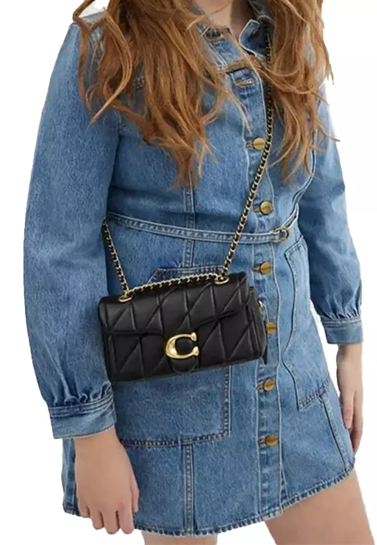 Tabby 女士單肩包黑色CP149