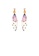 Glamorousky white Fashion Elegant Plated Gold Resin Gradient Purple Butterfly Earrings with Cubic Zirconia 2C0A3AC4A60A4AGS_1