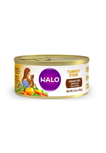 Halo Halo Grain Free Turkey Stew for Adult Cat ( 5.5oz X 12 cans) 65071ES247E8C5GS_1