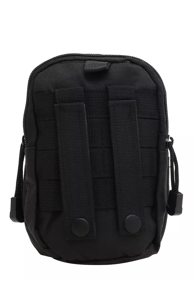 Atera Tas Pinggang Pria Tactical Camouflage Big Pocket for Adventure Material Nylon ORIGINAL - Black