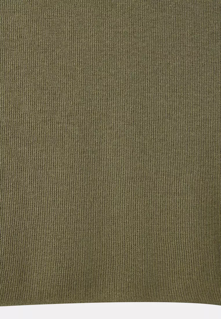 Short-Sleeved Knitted T-Shirt
