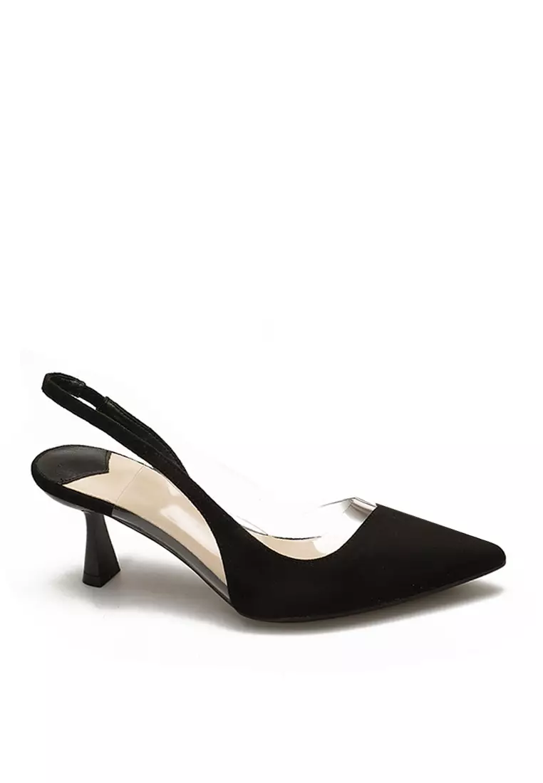 Discount on Twenty Eight Shoes  shoes - SKU: VANSA Simple Back Strap High Heel Shoes VSW-H398-5