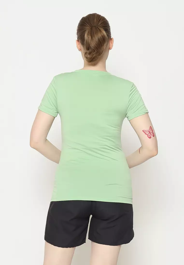 FLEXZONE Sports Tee Women Multisport Series Milk Tea