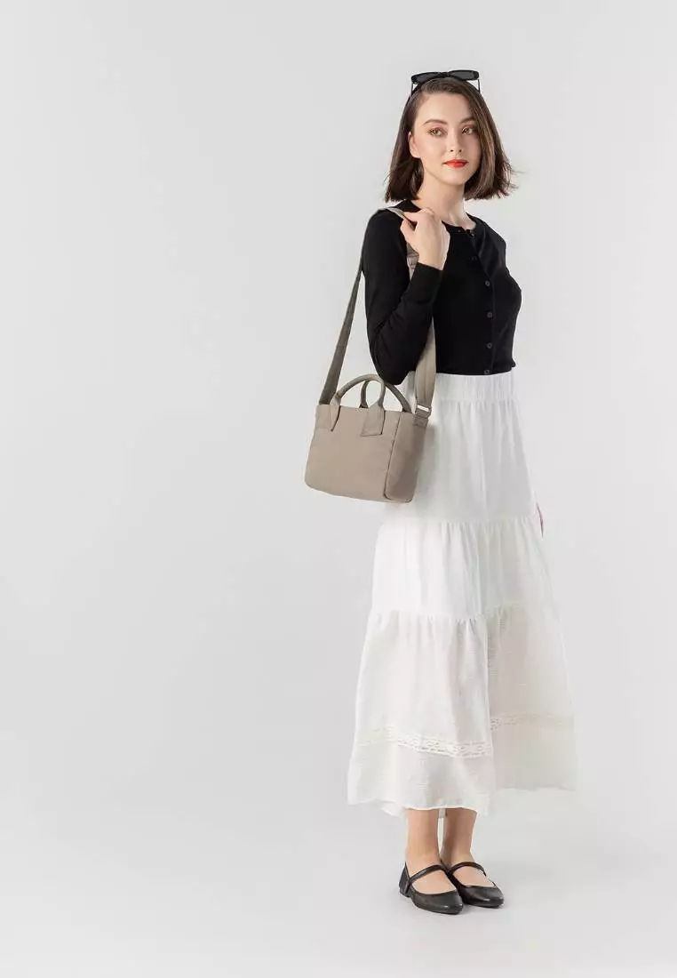 Poofah Mini Tote Bag - Mocha