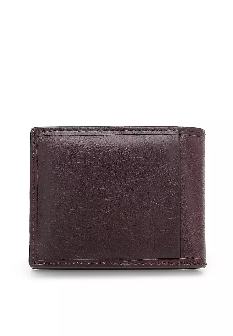 Men's Genuine Leather RFID Short Wallet (Dompet Pendek Pria Kulit Asli RFID Blocking) - Cokelat