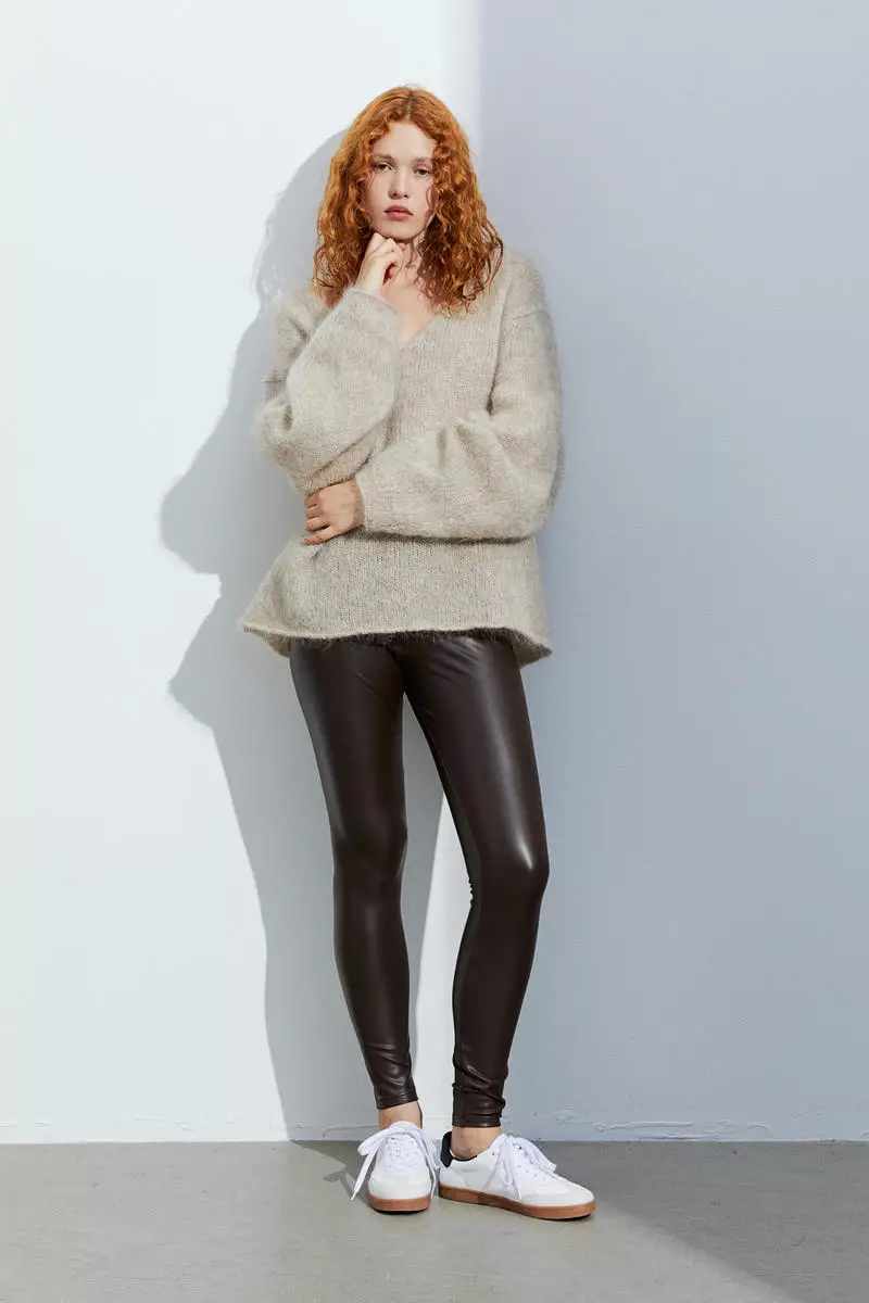 Leather leggings hm deals