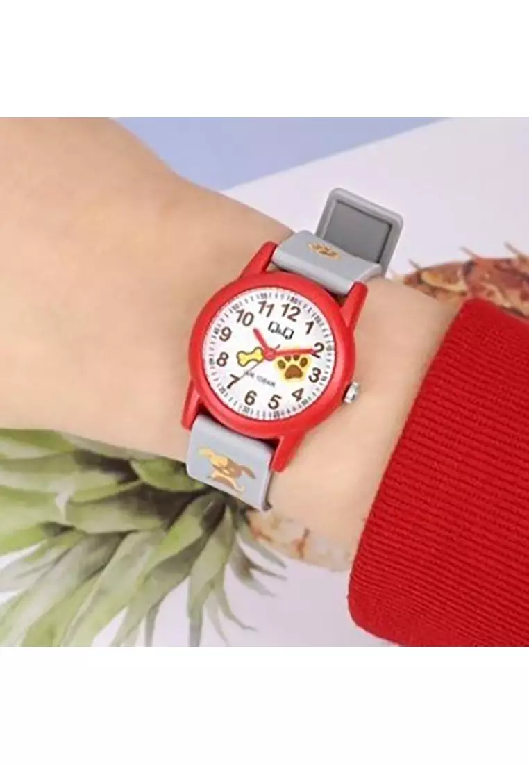 Watch by Citizen V22A-005VY Kids Analog Watch Gray Resin Strap