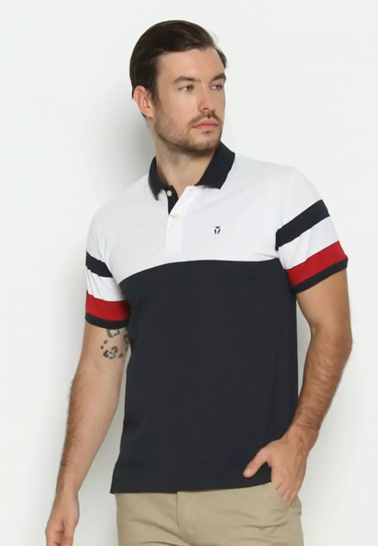 MATSUDA Kaos Polo Shirt Pria Kerah Aomori