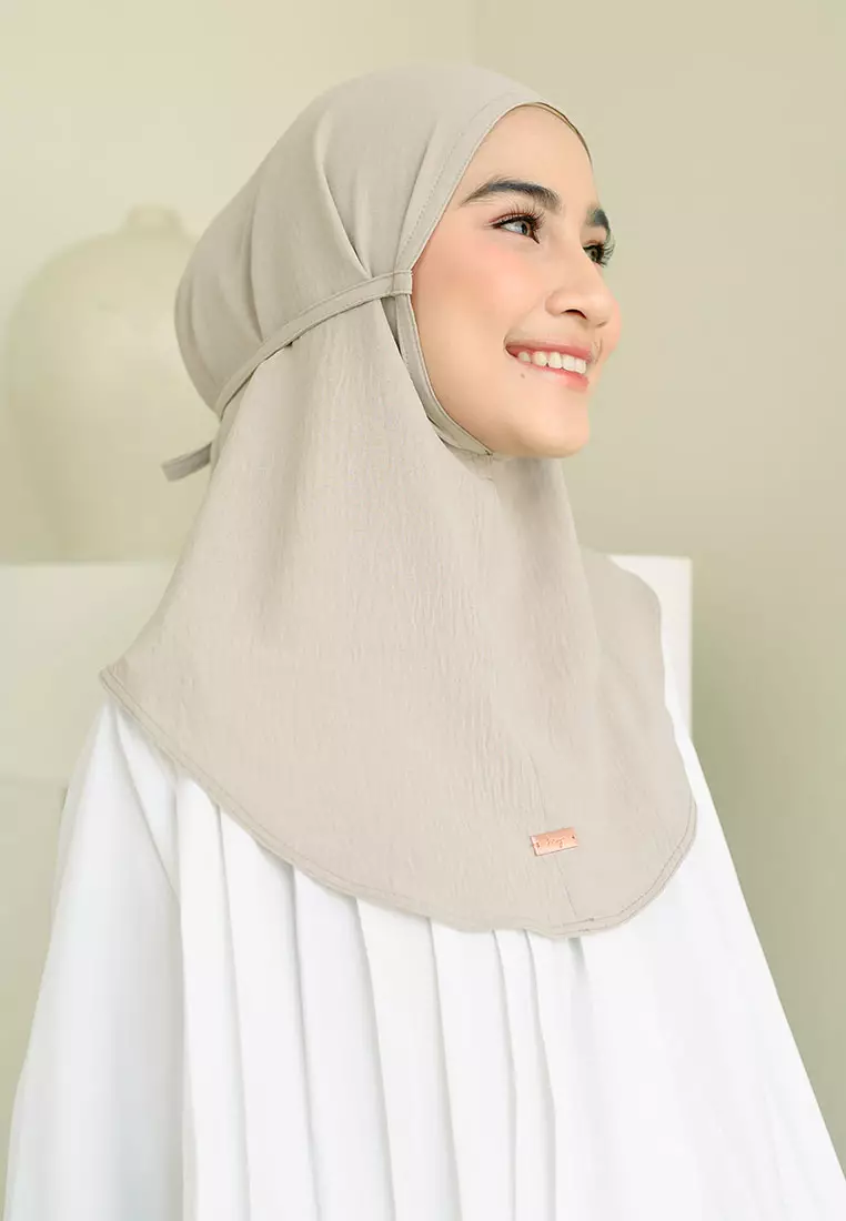Lozy Hijab - Nayya Instan Cream Almond