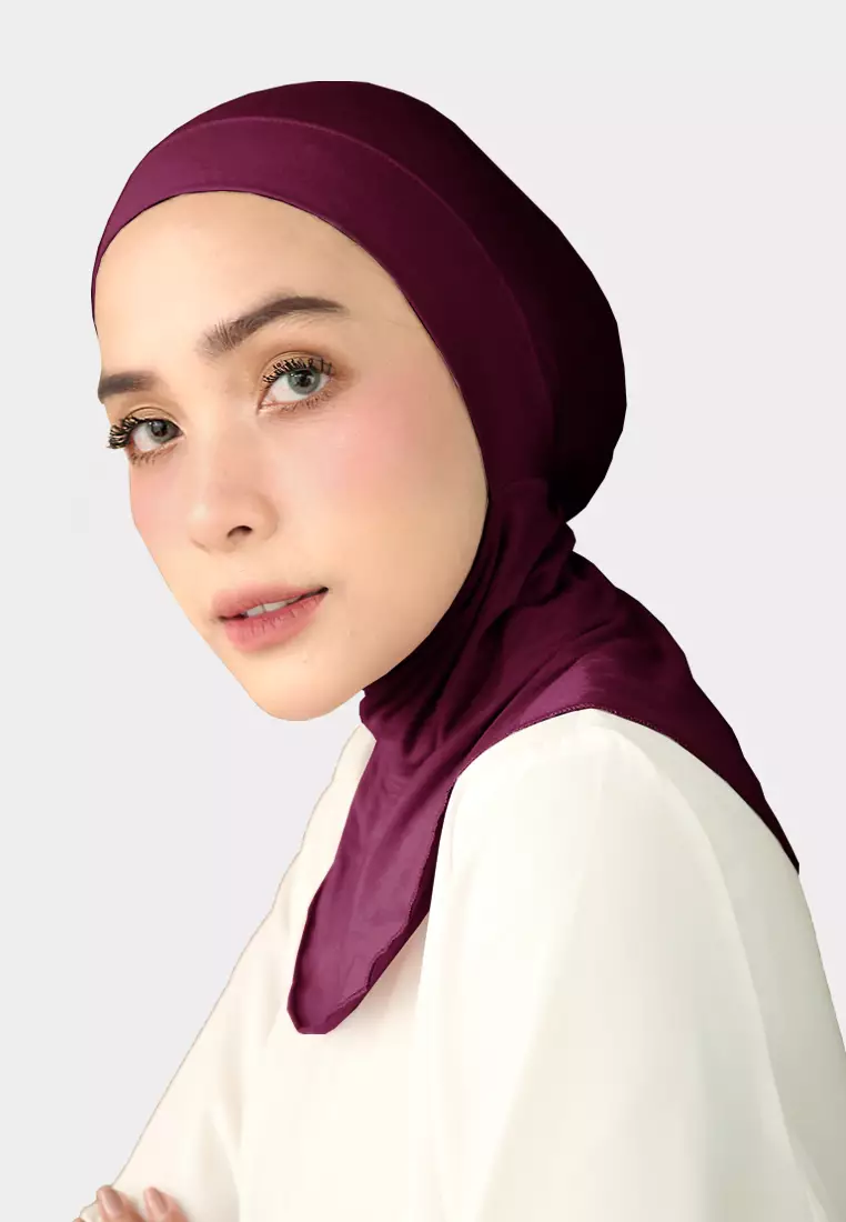 Inner Hijab Yara Ciput Premium - Burgundy
