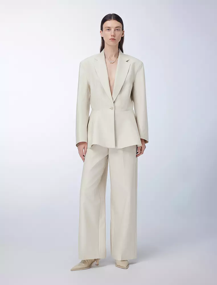 Commuting temperament mid-length suit