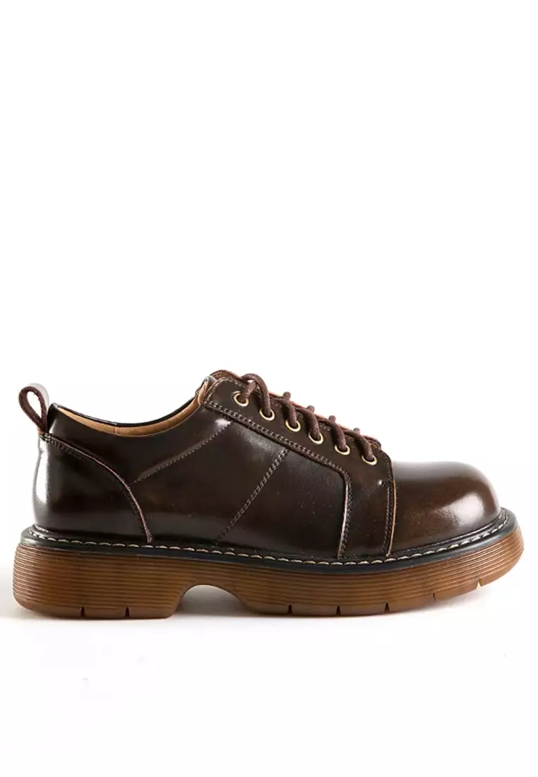 Discount on Twenty Eight Shoes  shoes - SKU: 4cm Leather Derby Shoes Mz2755