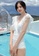 A-IN GIRLS white Sexy Gauze One-Piece Swimsuit 0D819USCB0B357GS_3