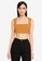 MISSGUIDED brown Wide Strap Crop Top 05AA4AA24FB604GS_1