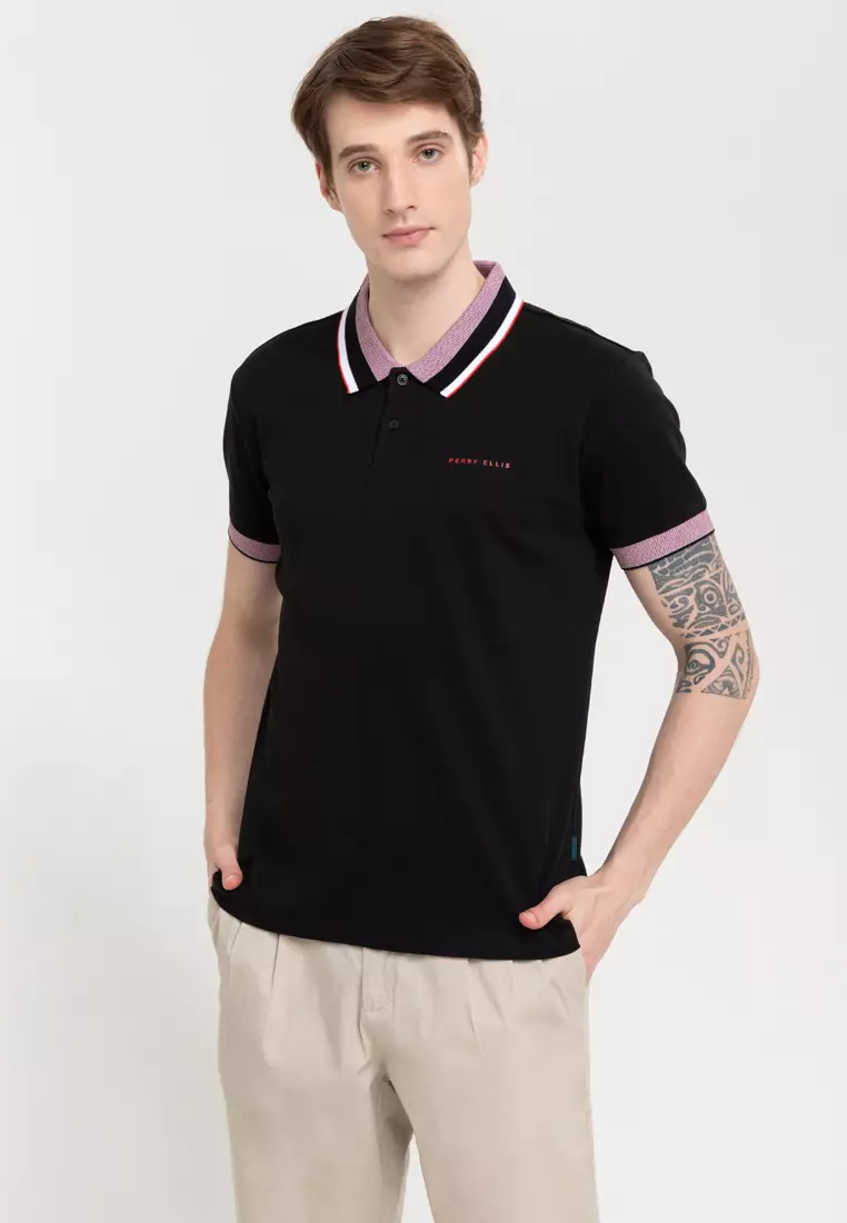 Perry ellis pima store cotton polo