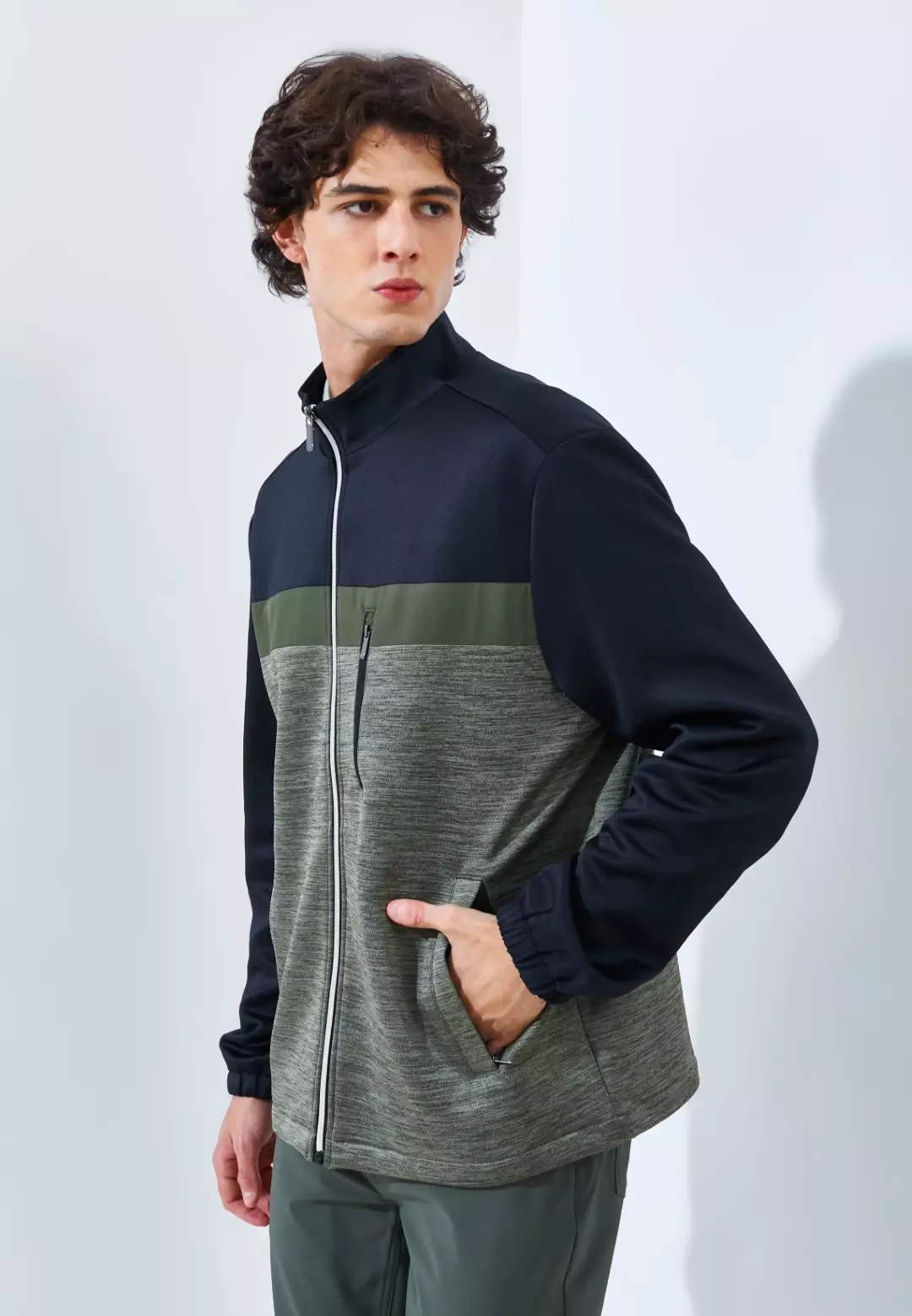 Jack Nicklaus Courtyard Premium Jacket Virtual Olive