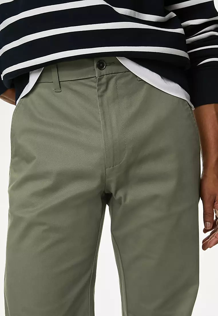 Regular Fit Stretch Chinos