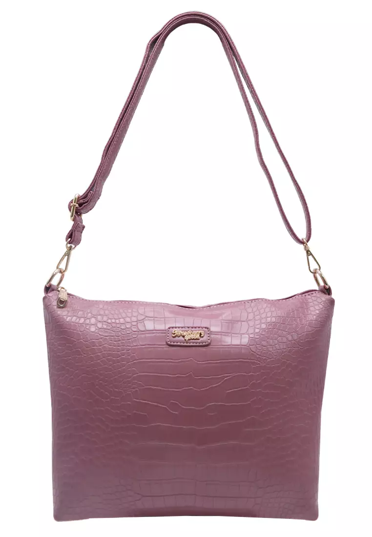 STRAWBERRY QUEEN Strawberry Queen Flamingo Sling Bag Croc Y Pink