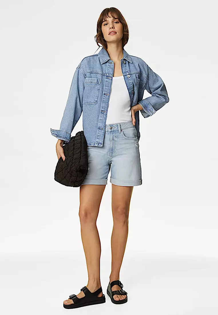 Denim Boyfriend Shorts