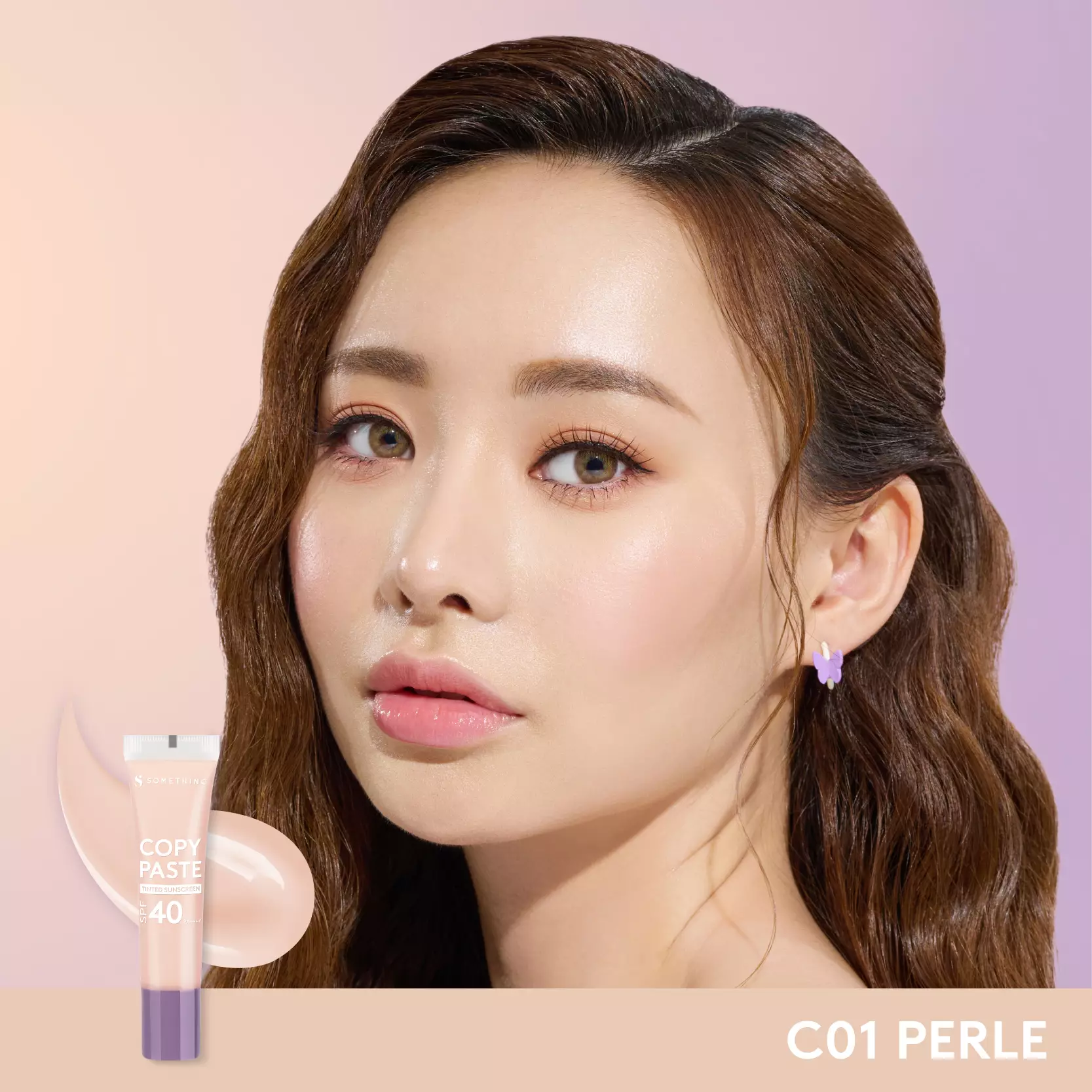 SOMETHINC Copy Paste Tinted Sunscreen SPF 40 PA++++ - Skin Tint C01 Perle