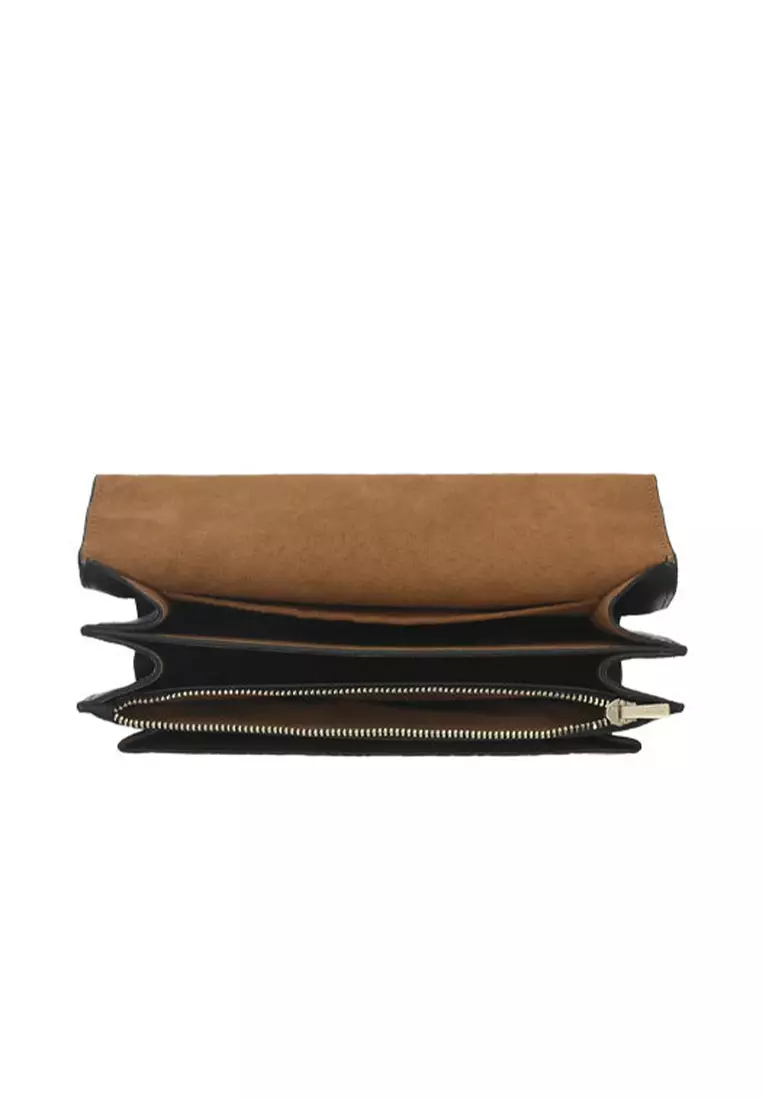 Klare 22 Women's Crossbody Bag in Walnut with Black CV978