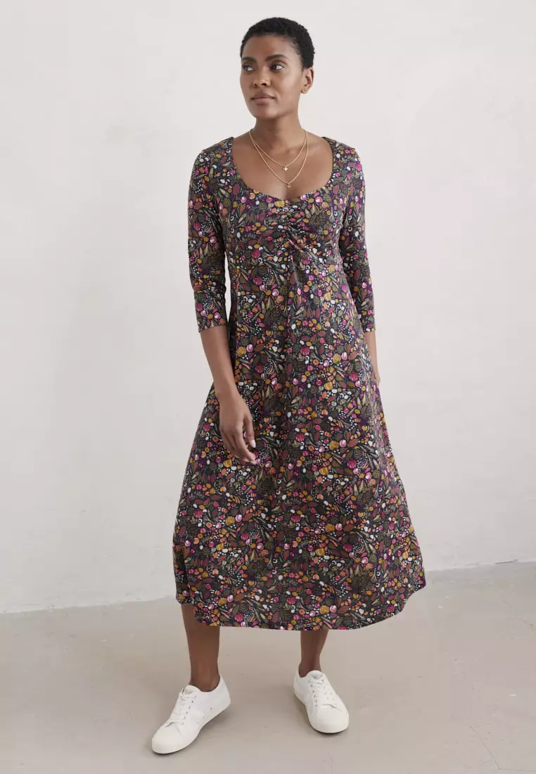 Seasalt Cornwall Multi 3/4 Secret Cove Dress