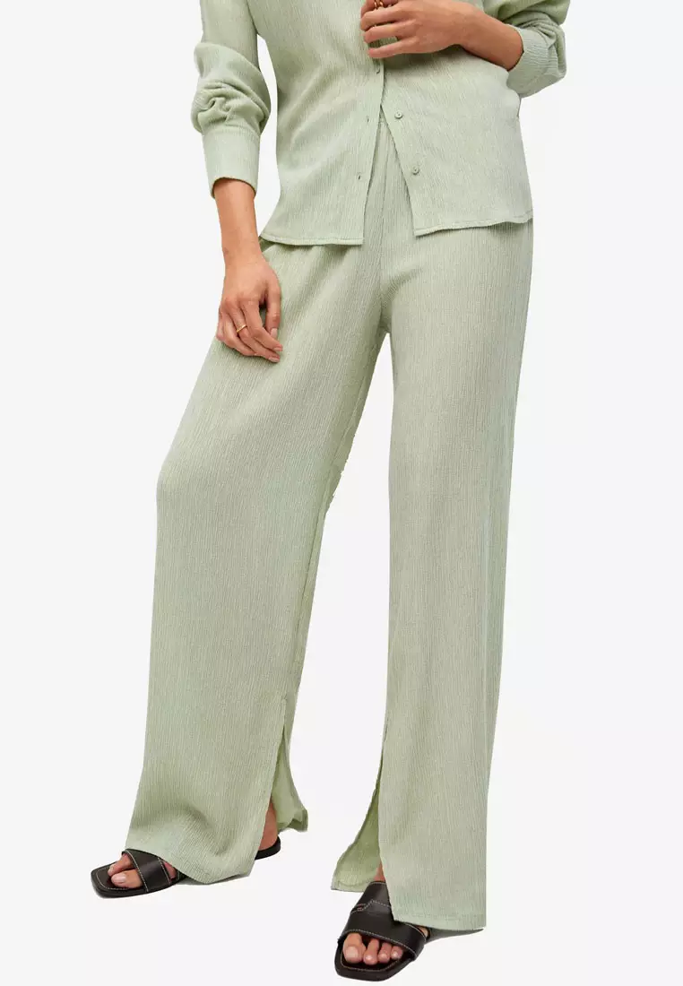 Straight Lyocell Trousers