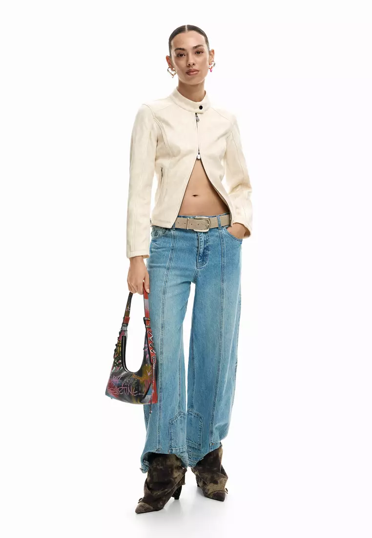 Mao collar jacket