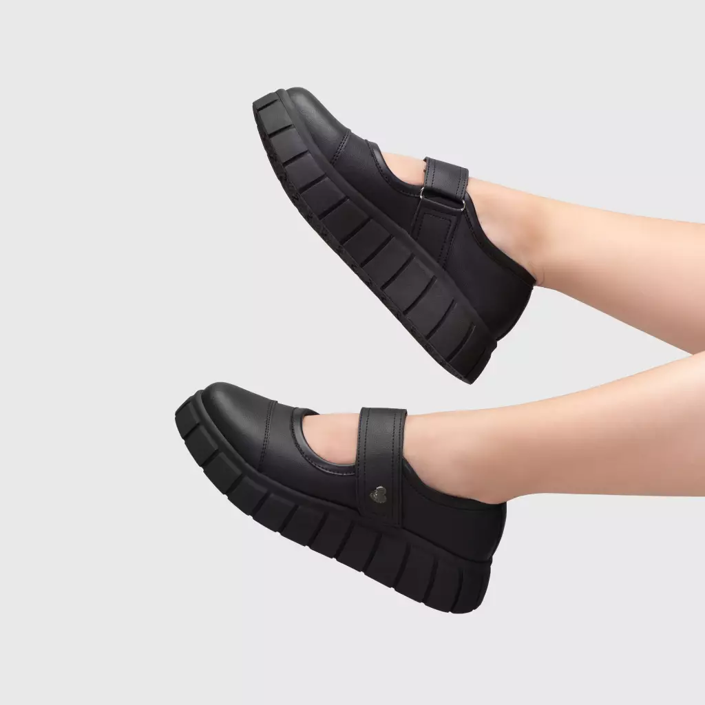 Adorableprojects - Achilla Mary Jane Sneakers Black - Sneakers Wanita