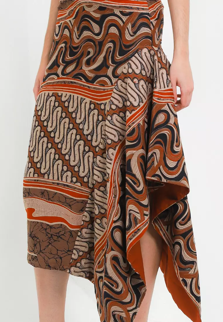 Long Skirt Lanvin Asymmetris+Lining