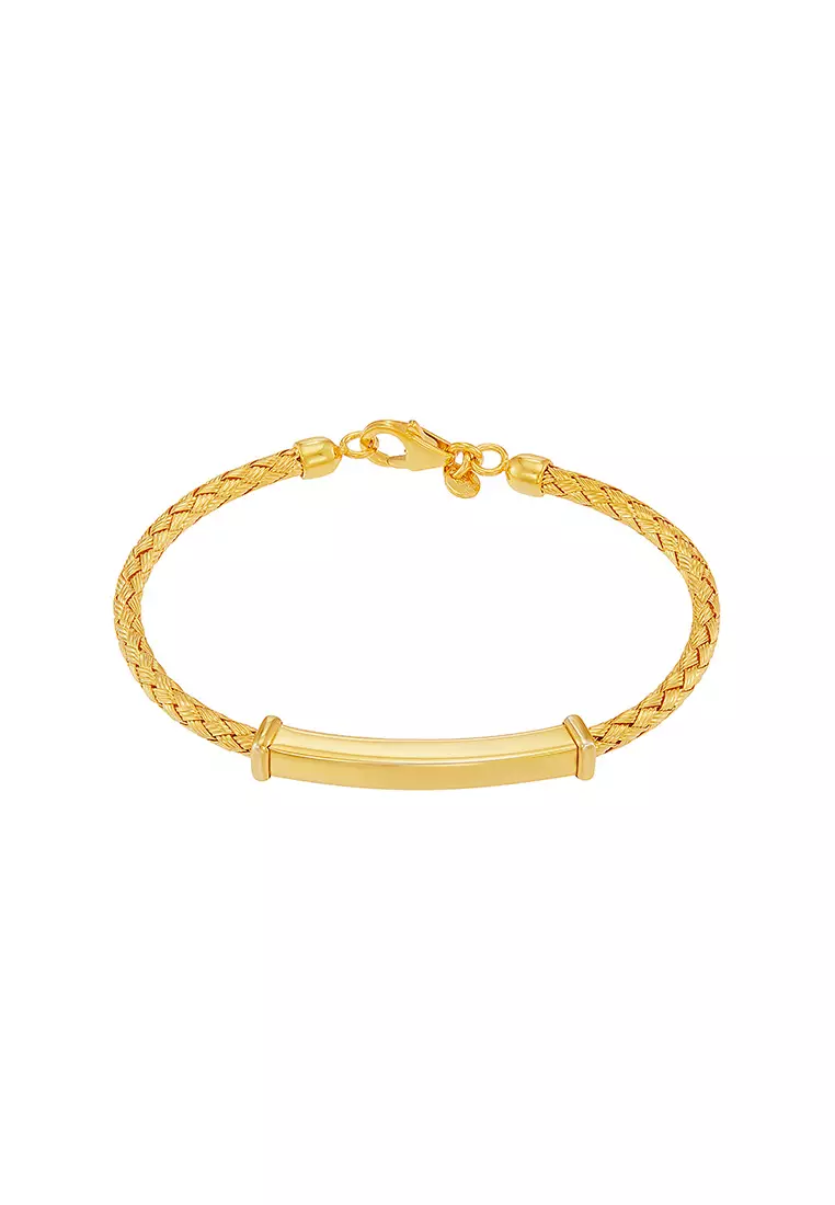 HABIB 925 Silver Bangle CJ-2-SCH TR3 TB(Y)