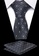 Kings Collection black Tie, Pocket Square 6 Pieces Gift Set (UPKCBT2097) E0EC3ACFFDA768GS_4