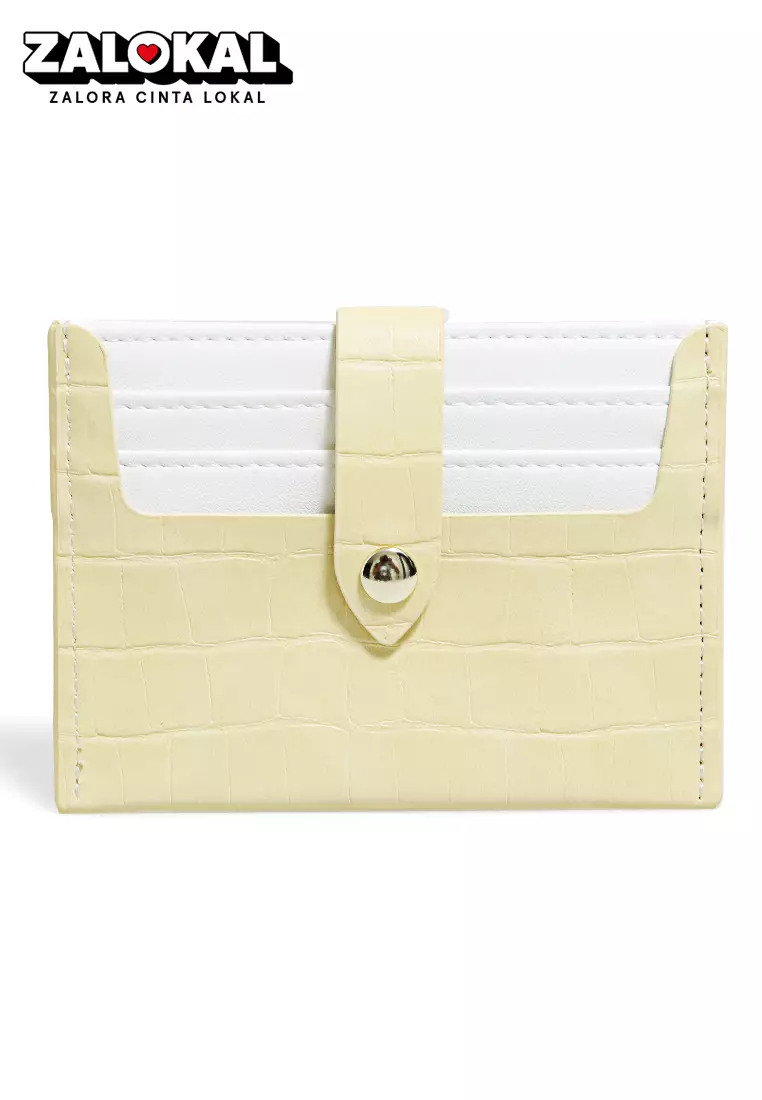Card Wallet Dompet Kartu Wanita Mini Design Material Leather ORIGINAL