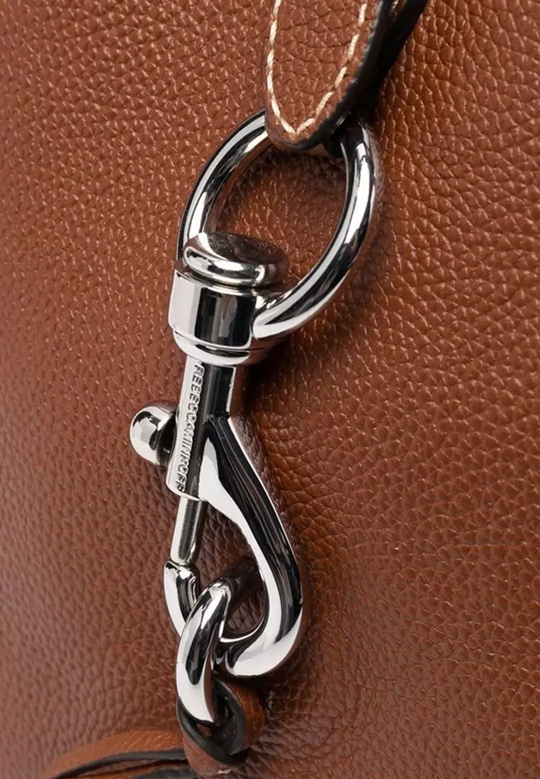 Megan Mini Tote Bag in Dark Luggage CU22EMXX58