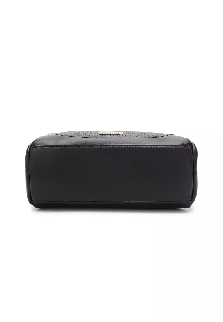 Women's Top Handle Bag / Sling Bag / Crossbody Bag - Black