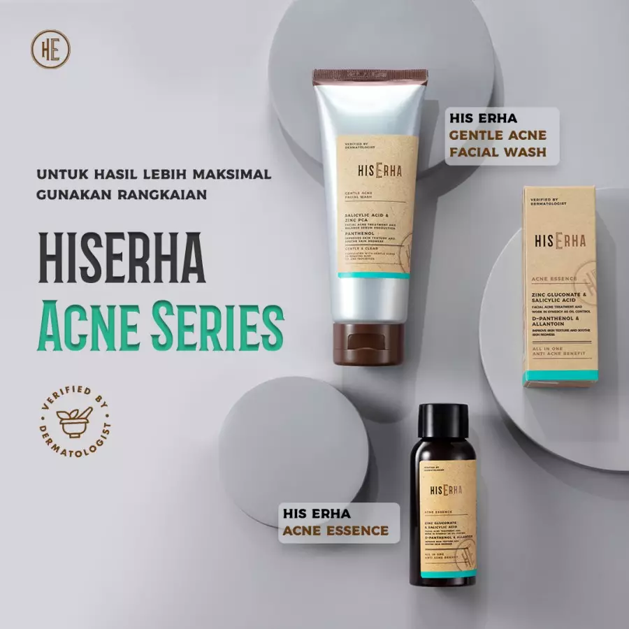 His Erha Acne Tools - Paket Perawatan Wajah Pria