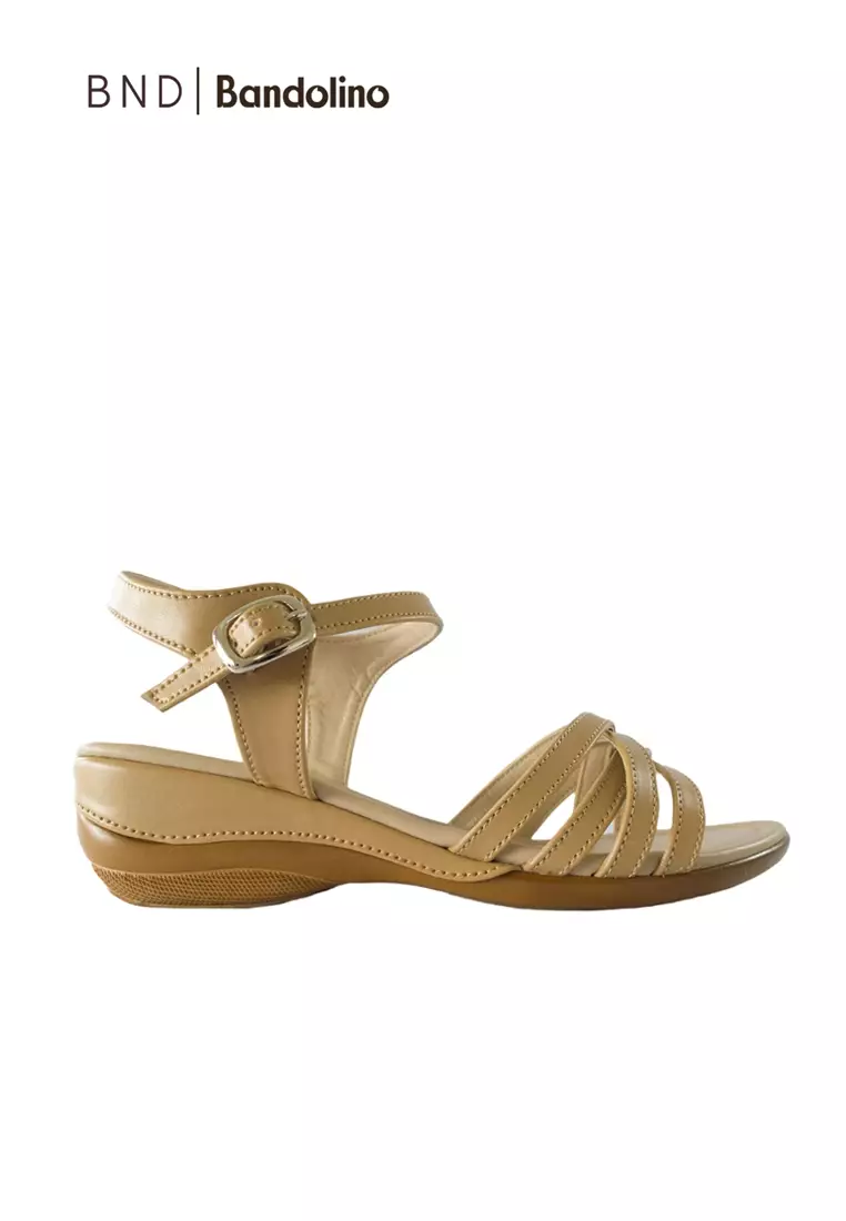 Buy BANDOLINO BND Bandolino Angie Sandals 39603 Camel 2024