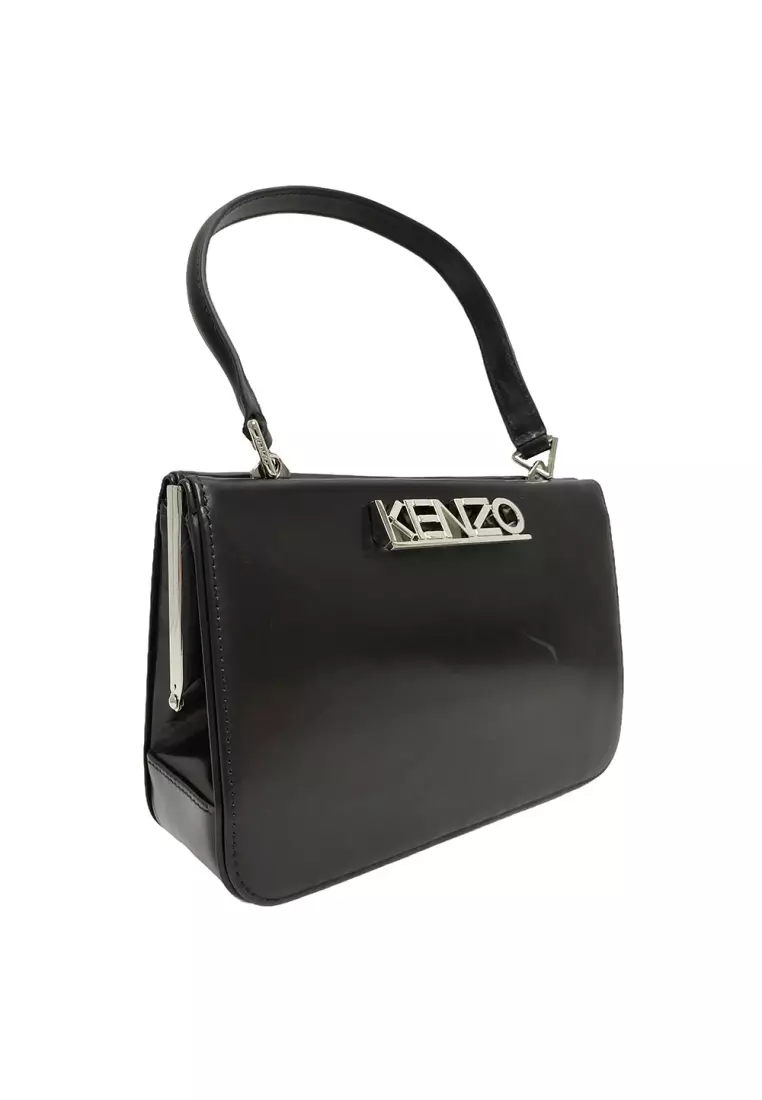 Pre-loved Kenzo Kyoto Shoulder Bag for Women in Black - O3-F862SA990L23-99