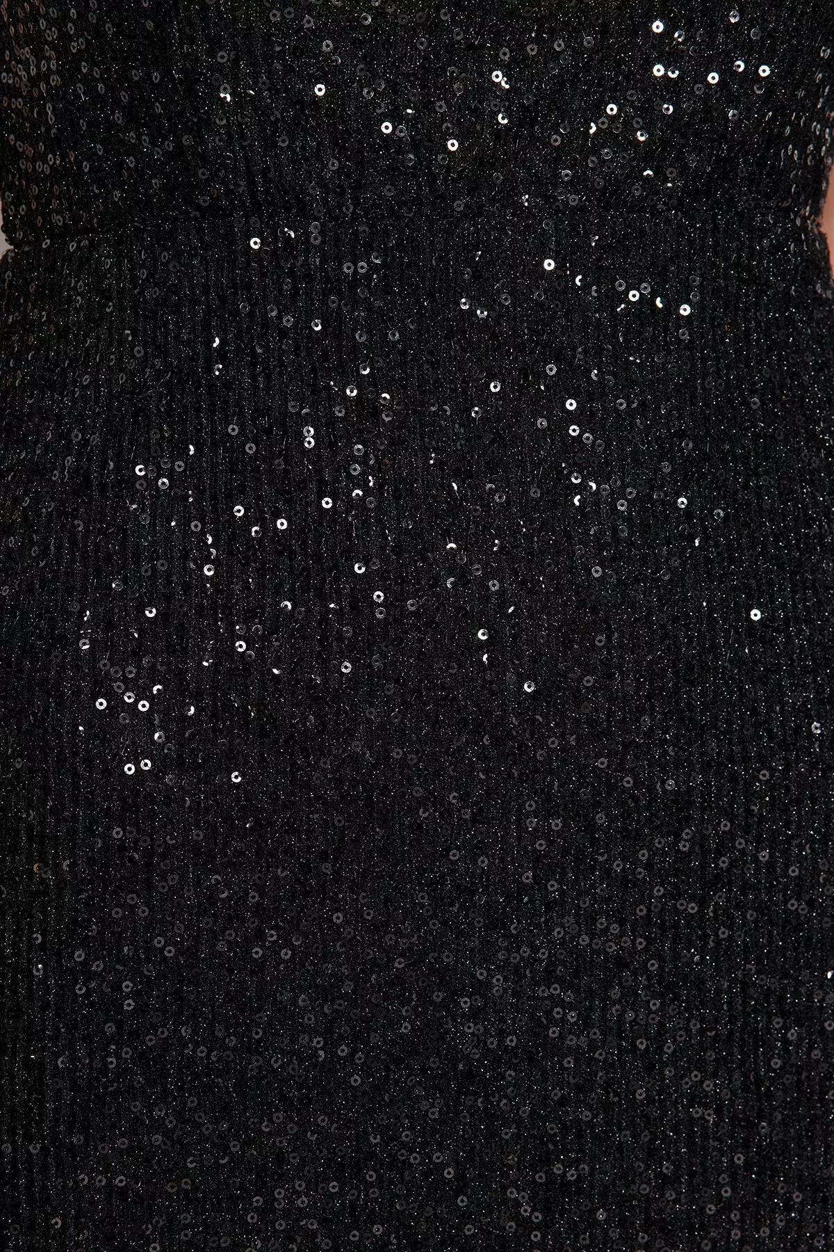 Fitted Sequin Midi Dress