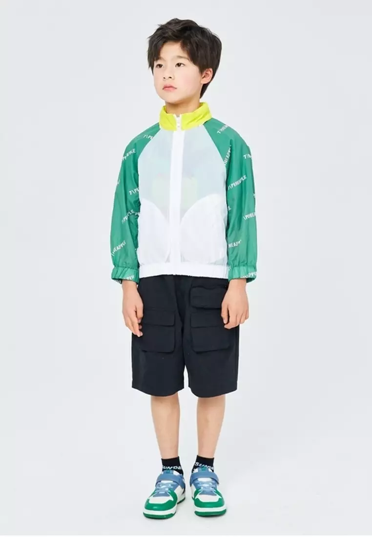 Multi Color Zipper UV Protection Bright Outer Jacket
