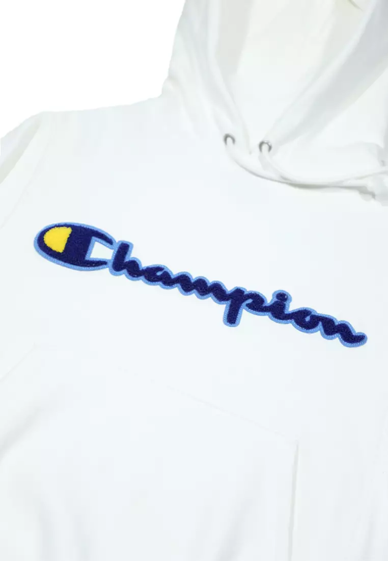 Champion chenille outlet script hoodie