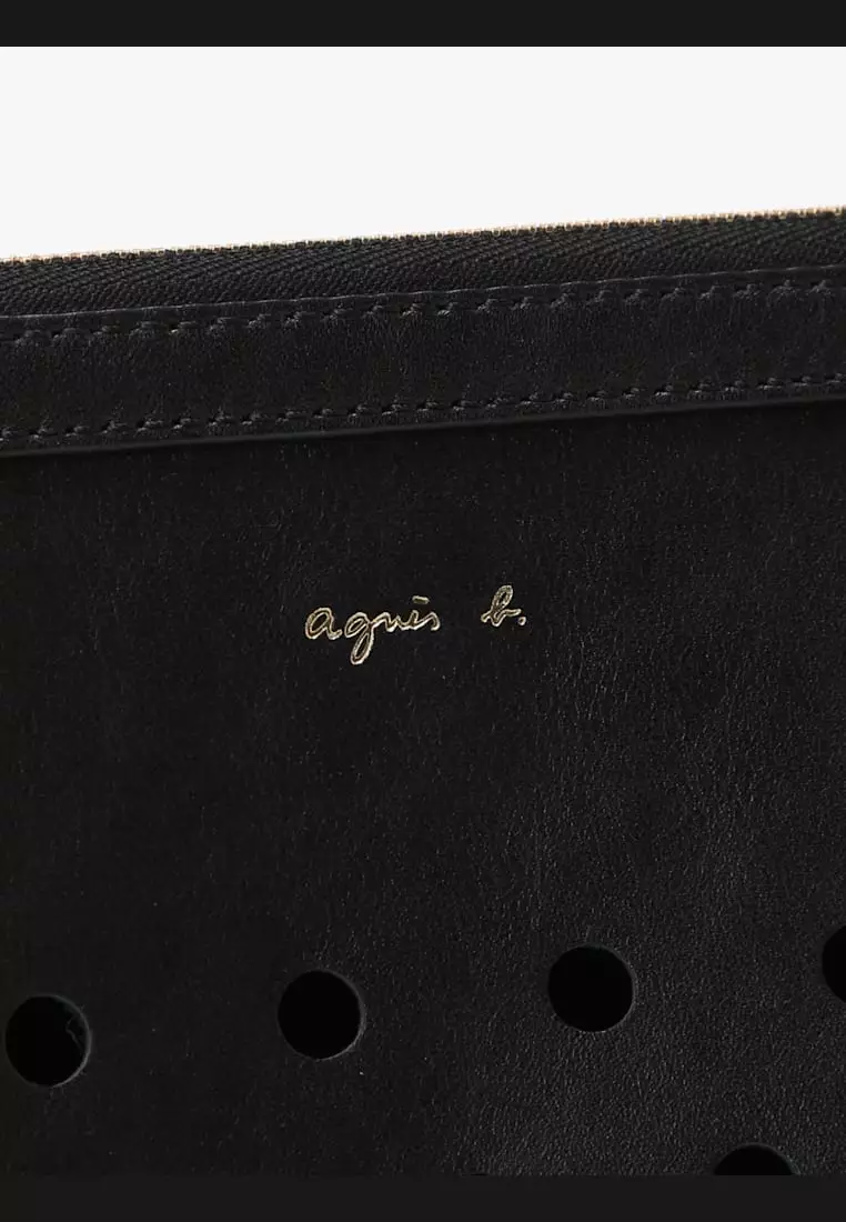 Perforated Leather Pouch