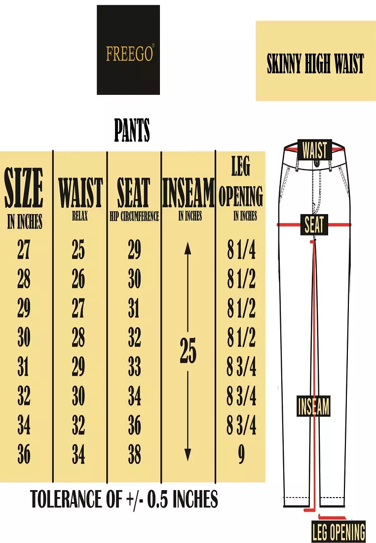 Cropped Skinny High Waist