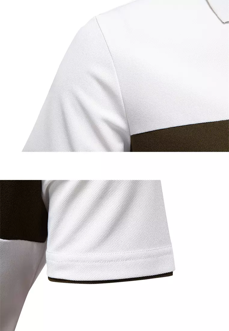 Color Matching Embroidery Polo Shirt AX-PL7002