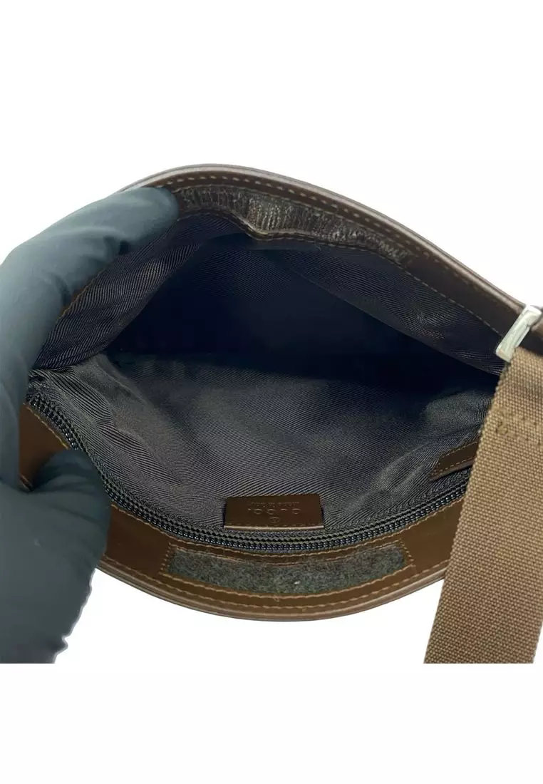 Pre-Loved Gucci Gg Canvas Crossbody