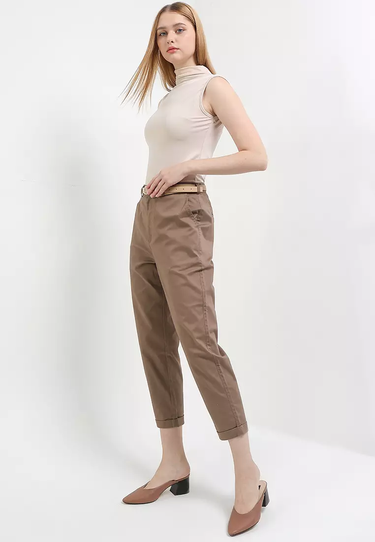 Inizia Tapered Pants With Belt